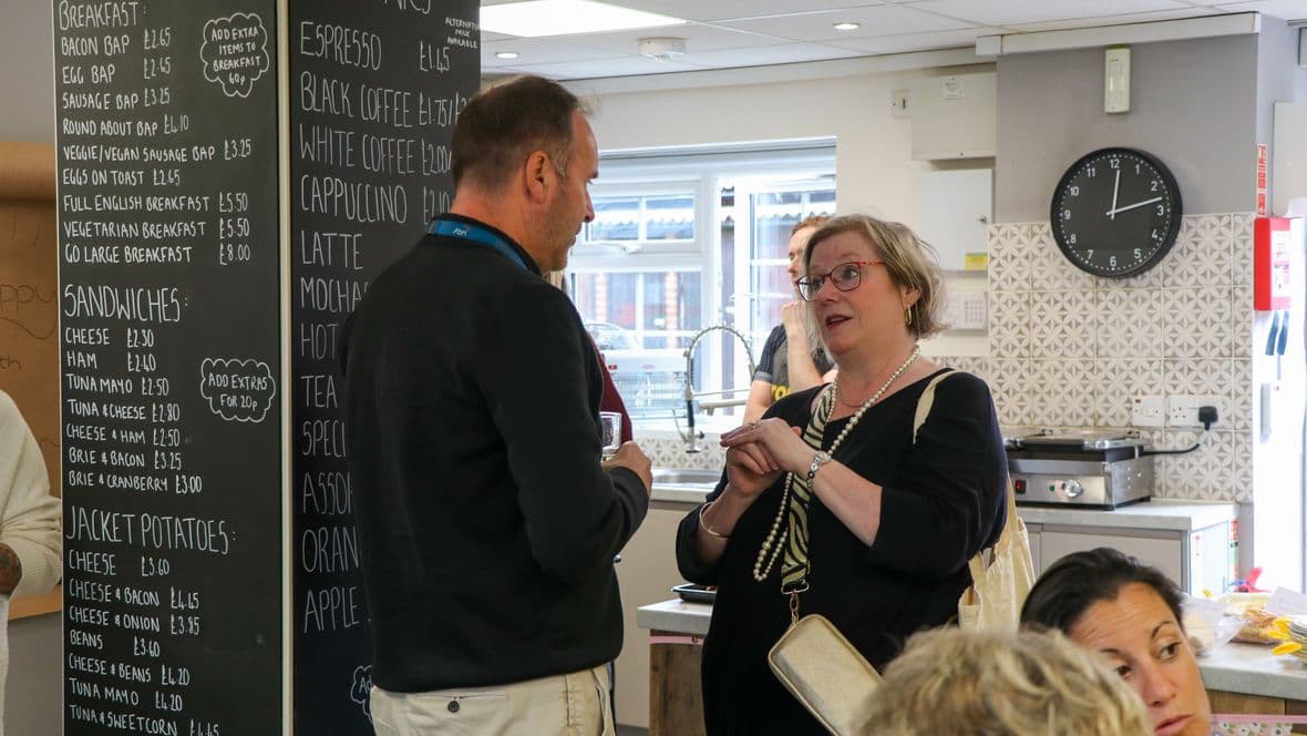 Gary chats with Lorna No.2